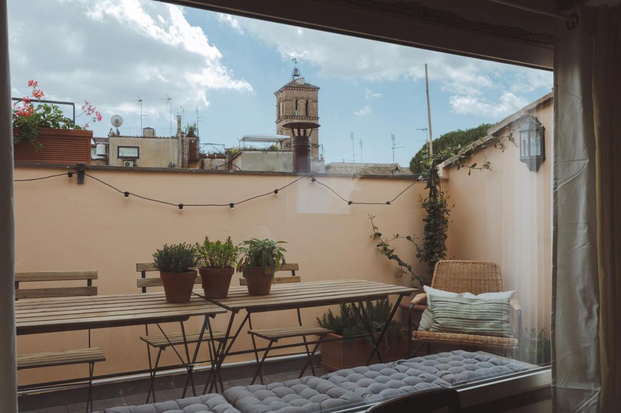 Amazing Penthouse With Terrace And Rooftop In Trastevere Рим Екстер'єр фото