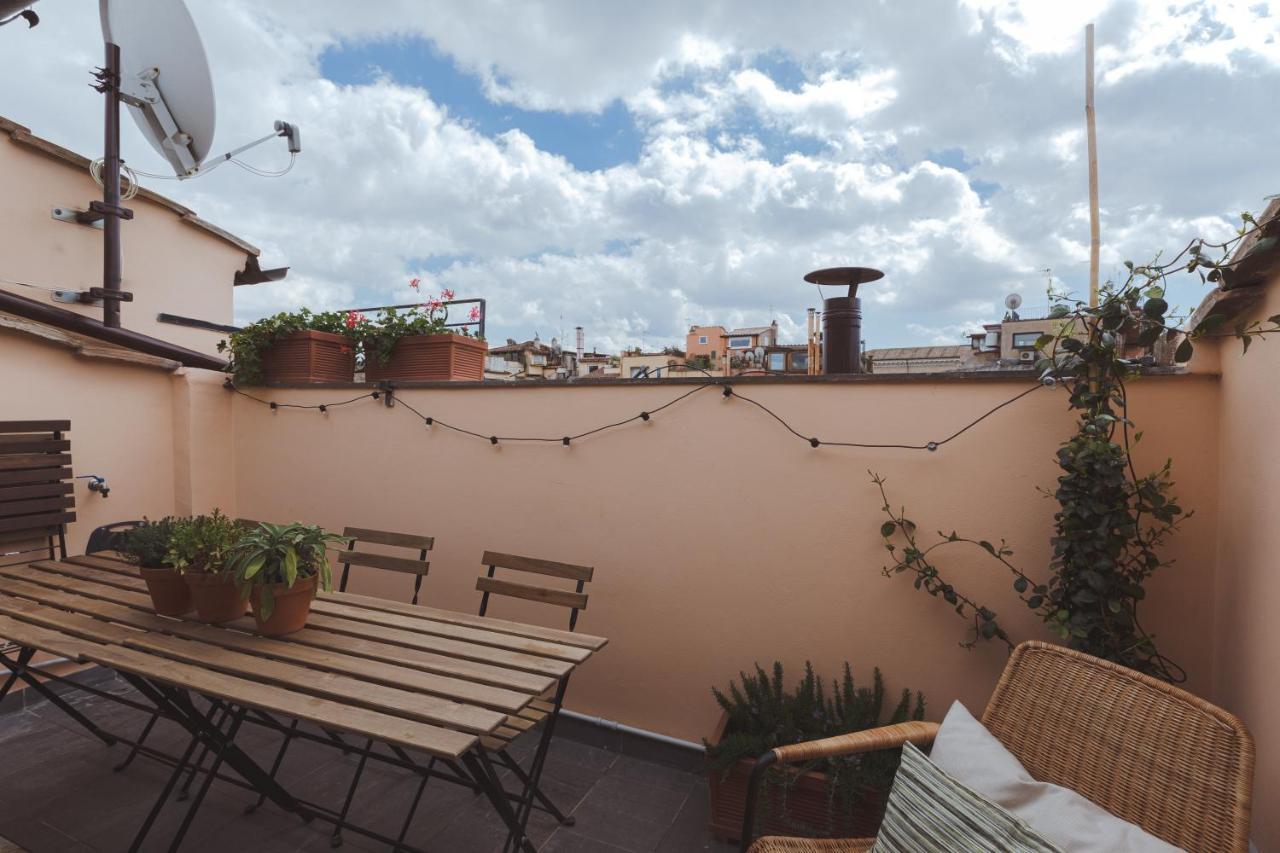 Amazing Penthouse With Terrace And Rooftop In Trastevere Рим Екстер'єр фото
