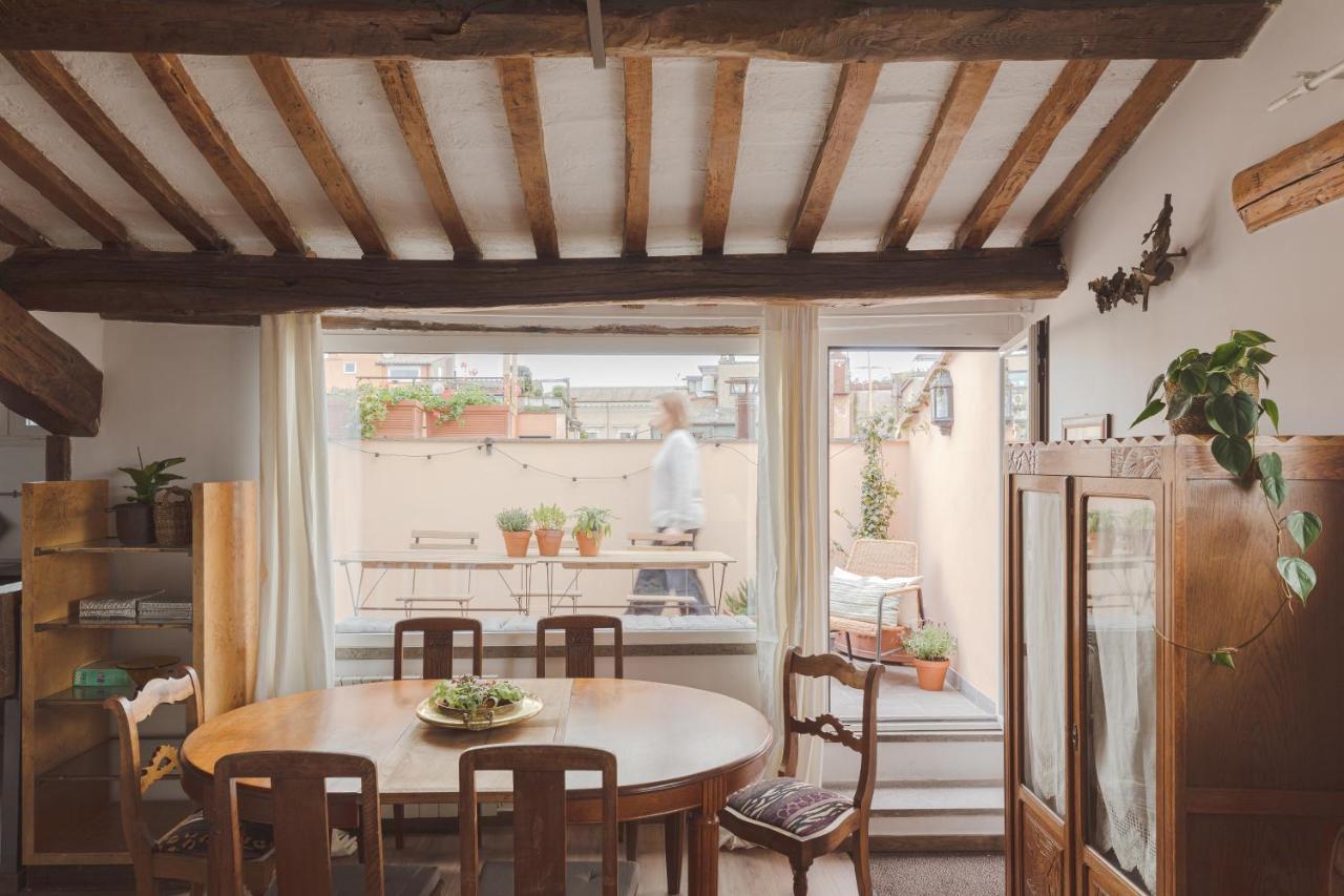 Amazing Penthouse With Terrace And Rooftop In Trastevere Рим Екстер'єр фото