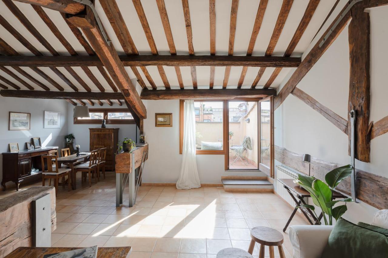 Amazing Penthouse With Terrace And Rooftop In Trastevere Рим Екстер'єр фото