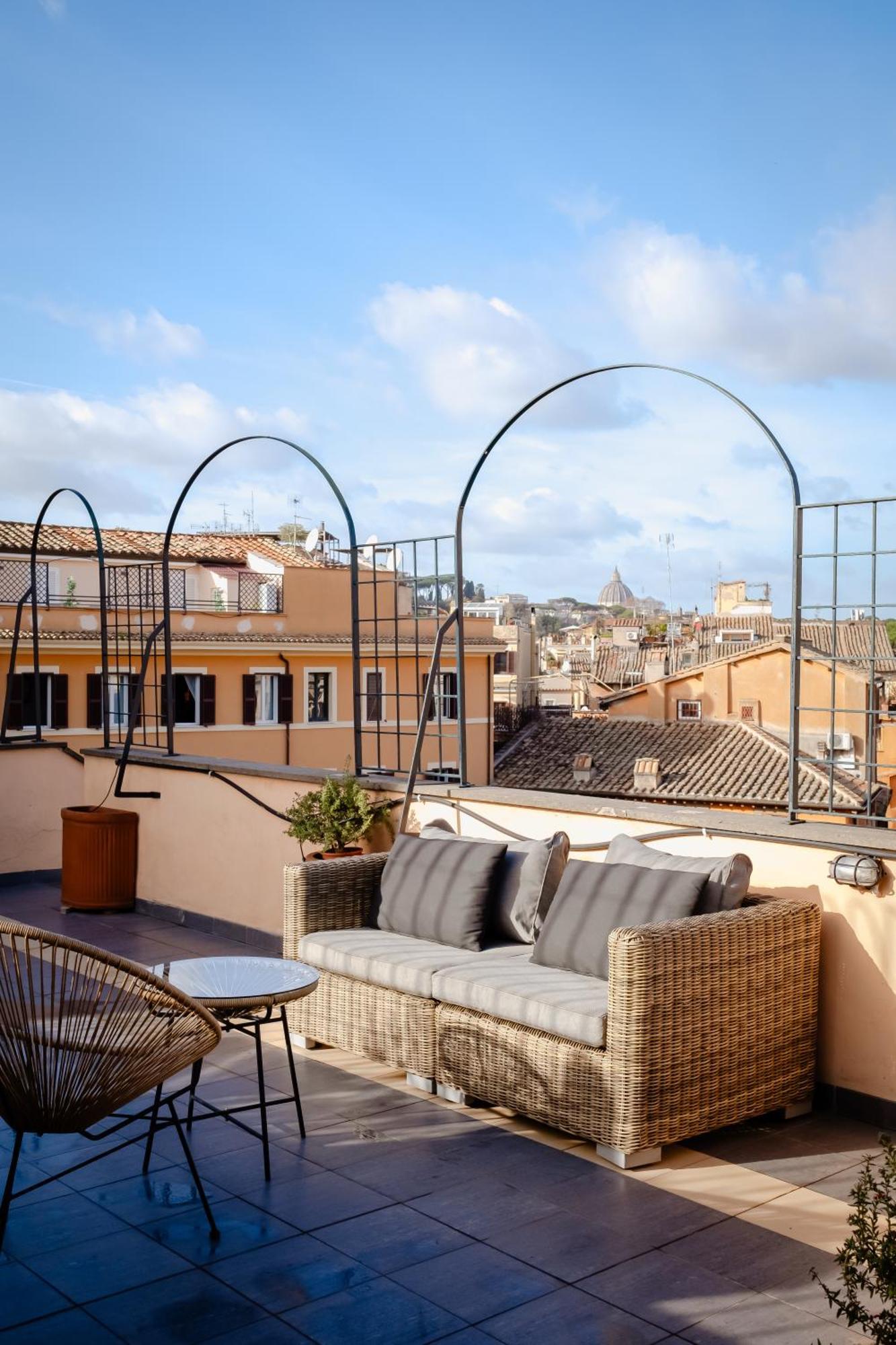 Amazing Penthouse With Terrace And Rooftop In Trastevere Рим Екстер'єр фото